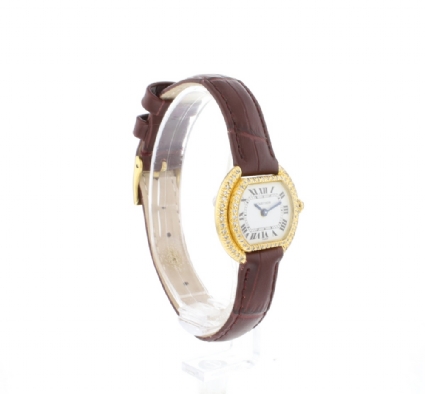 Elipse Yellow Gold Diamonds