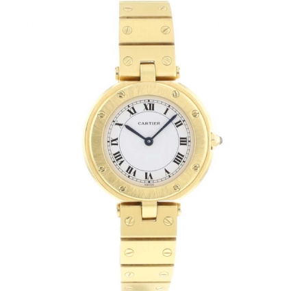 Santos Ronde Vendome Gold Quartz