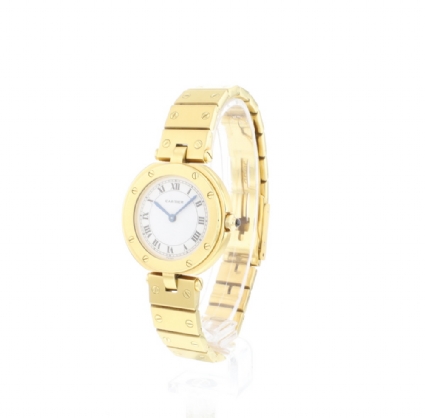 Santos Ronde Vendome Gold Quartz