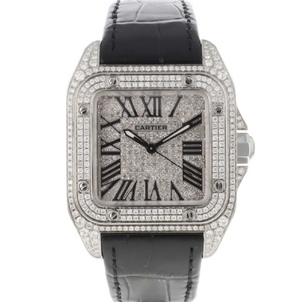 Santos 100 MM Iced Out Diamonds