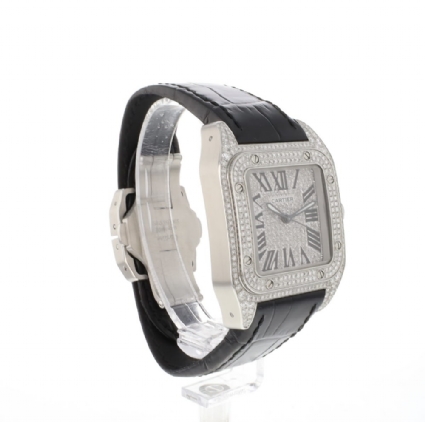 Santos 100 MM Iced Out Diamonds