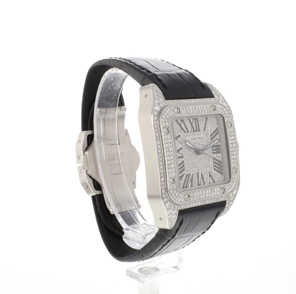 Santos 100 MM Iced Out Diamonds