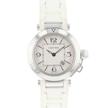 Cartier - Pasha Seatimer Steel White Dial