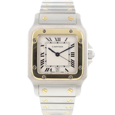 Cartier - Santos Galbee GM Gold/Steel