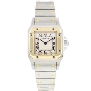 Cartier - Santos Galbee PM Steel Gold