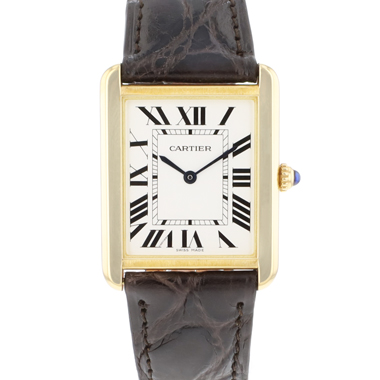 Cartier - Tank Solo Large Yellow-Gold-Steel