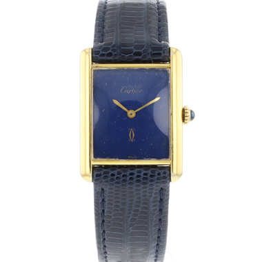 Cartier - Tank Must Vermeil Lapis Boutique Edition