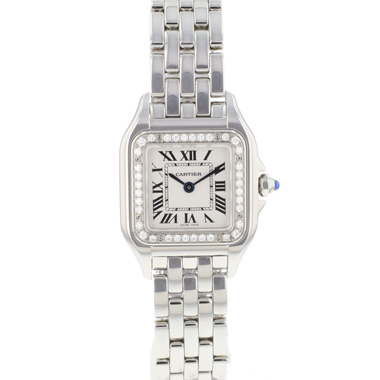 Cartier - Panthere Steel Small Model Diamonds NEW 2024