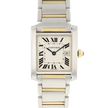 Cartier - Tank Francaise MM Steel Gold