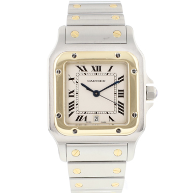 Cartier - Santos Galbee GM Steel Gold