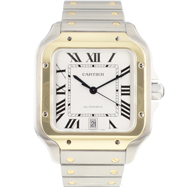 Cartier - Santos Large Steel / Gold