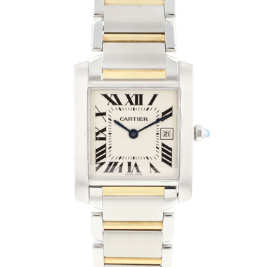 Cartier - Tank Francaise MM Steel Gold Date