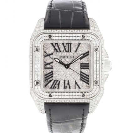 Santos 100 MM Iced Out Diamonds