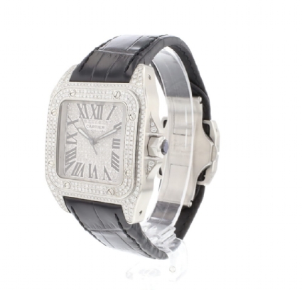 Santos 100 MM Iced Out Diamonds