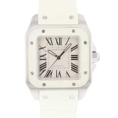 Cartier - Santos 100 MM White