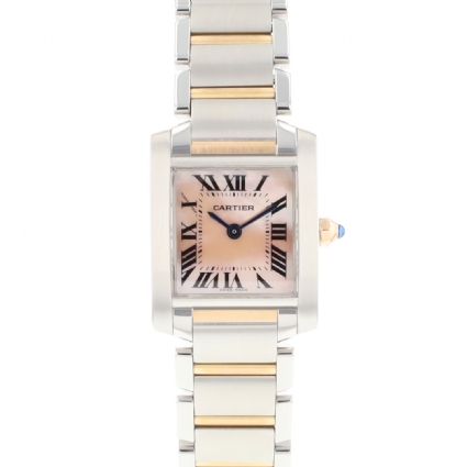 Tank Francaise PM Steel Rose Gold MoP Dial