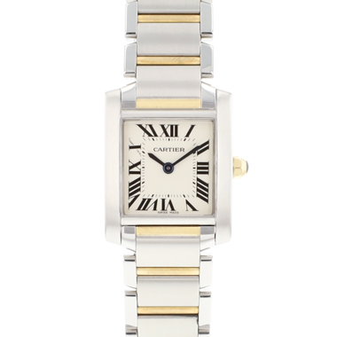 Cartier - Tank Francaise PM Steel Gold