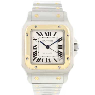 Cartier - Santos Galbee XL Steel/Gold Automatic