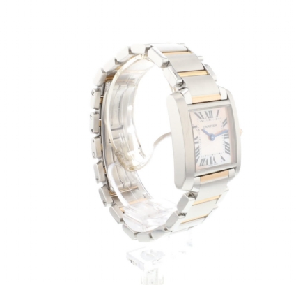 Tank Francaise PM Steel Rose Gold MoP Dial