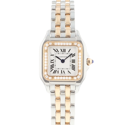 Panthere Small Steel Rose Gold Diamonds W3PN0006