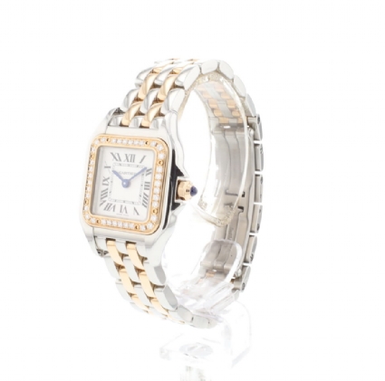 Panthere Small Steel Rose Gold Diamonds W3PN0006