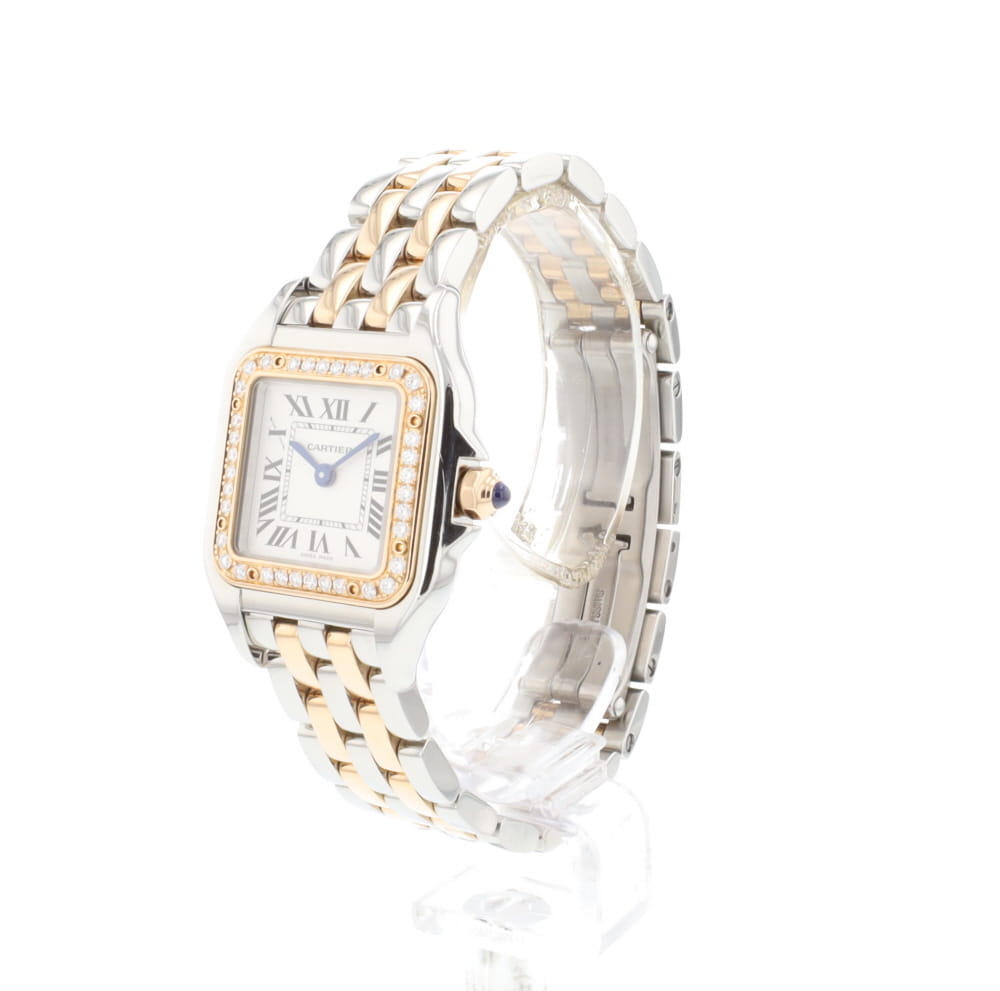 Panthere Small Steel Rose Gold Diamonds W3PN0006
