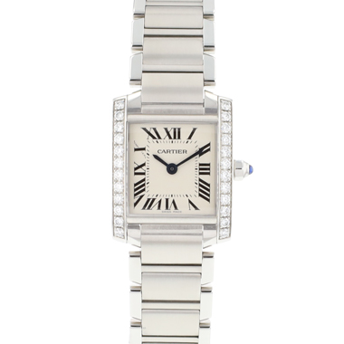 Cartier - Tank Francaise PM Steel Factory Diamonds