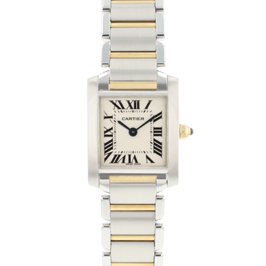 Cartier - Tank Francaise PM Steel Gold