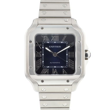 Cartier - Santos Medium Blue Dial