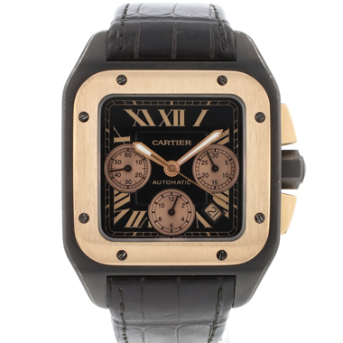 Cartier - Santos 100 XL Steel Rosegold Chronograph