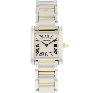 Cartier - Tank Francaise PM Steel Gold