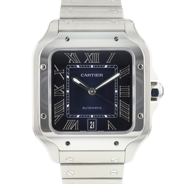 Cartier - Santos Large Model Blue Dial