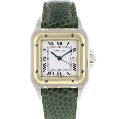 Cartier - Santos Carree GM Steel/Gold