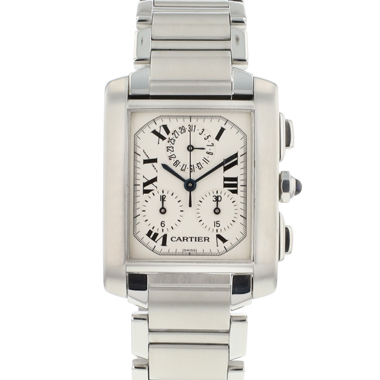 Cartier - Tank Francaise Chronoflex