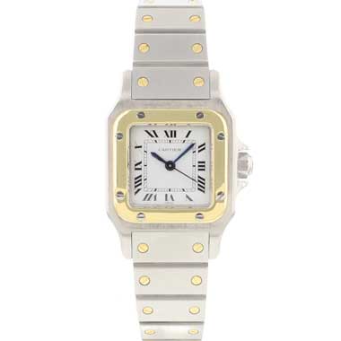 Cartier - Santos Carree Steel Gold Automatic PM