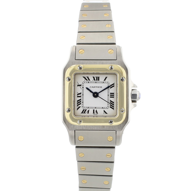 Cartier - Santos Carree Steel/Gold Automatic PM