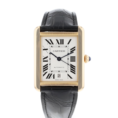 Cartier - Tank Solo XL Rose Gold Silver Dial