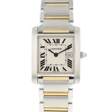Cartier - Tank Francaise MM Steel Gold Date Service '25