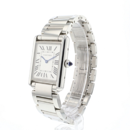 Tank Must Large Steel Silver Dial