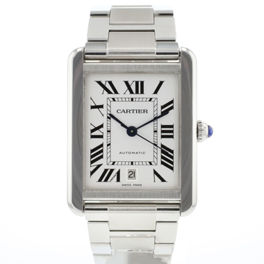 Cartier - Tank Solo XL Steel Silver Dial