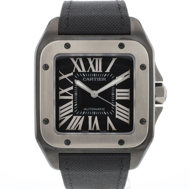Cartier - Santos 100 PVD Black Dial