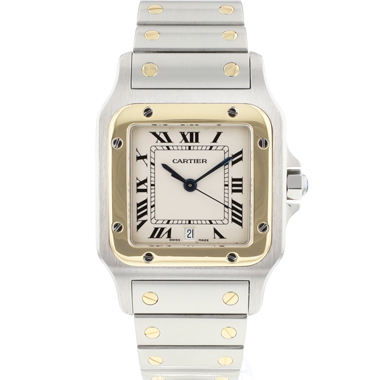 Cartier - Santos Galbee GM Steel Gold