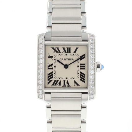 Tank Francaise Steel MM Diamonds