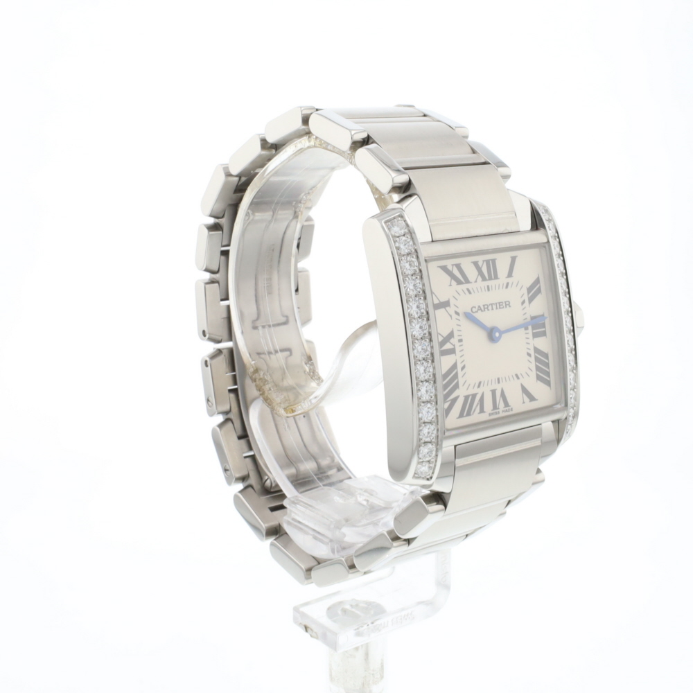 Tank Francaise Steel MM Diamonds