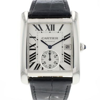 Cartier - Tank MC Steel Automatic Silver Dial