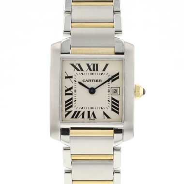 Cartier - Tank Francaise MM Steel Gold Date