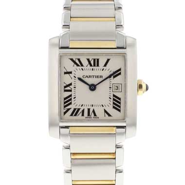 Cartier - Tank Francaise MM Steel Gold Date