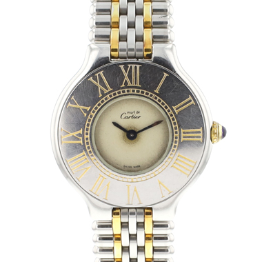 Cartier - Must 21 PM Steel Gold