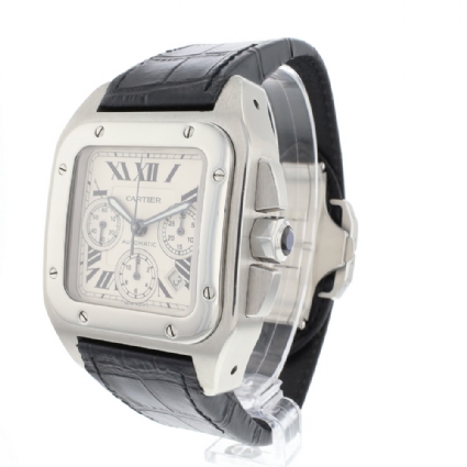 Santos 100 XL Chronograph Steel