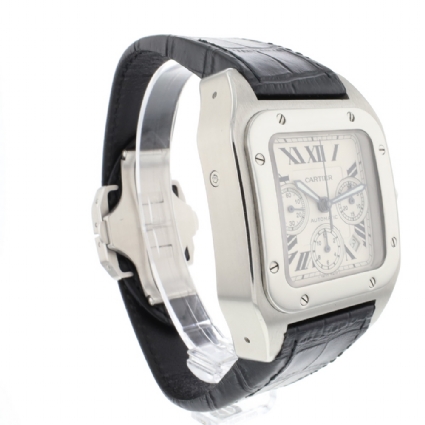 Santos 100 XL Chronograph Steel